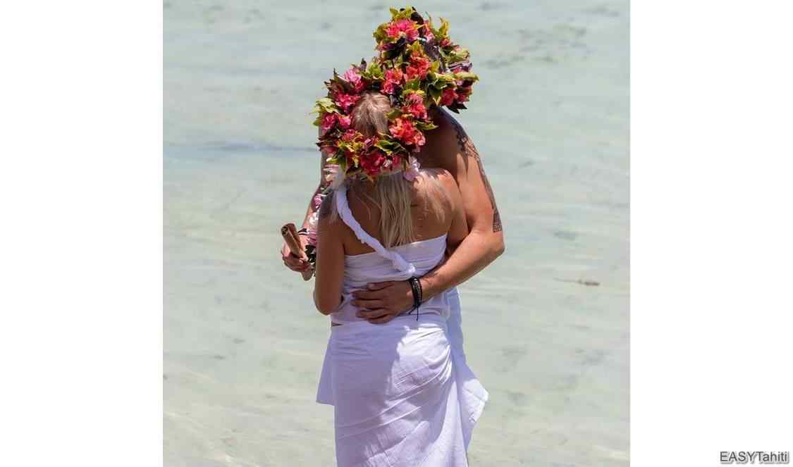 mariage tahitien à Moorea en Polynésie