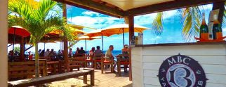 dinner moorea beach café on moorea island