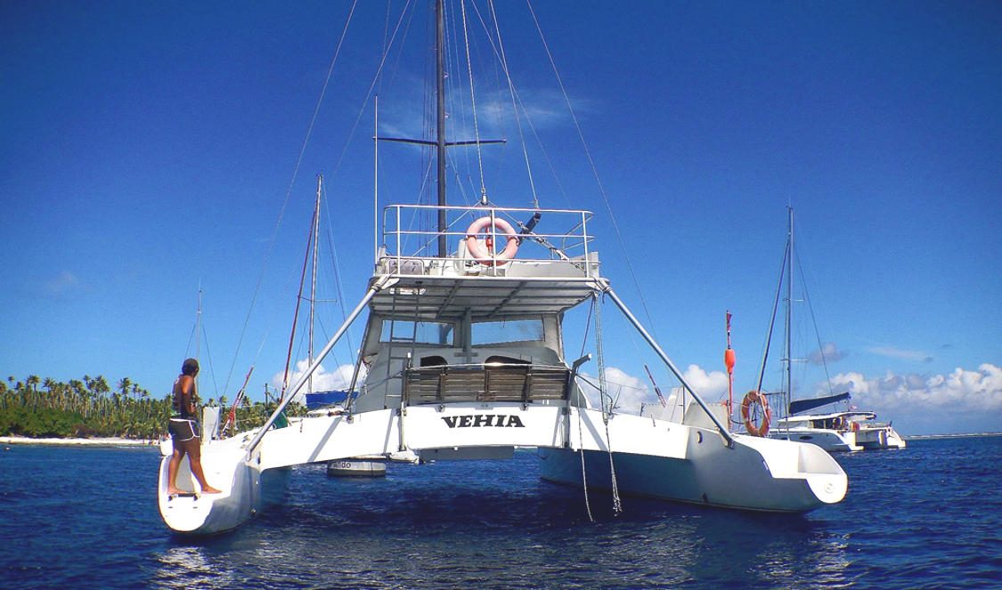 tour en catamaran à Tetiaroa durant votre voyage en polynesie