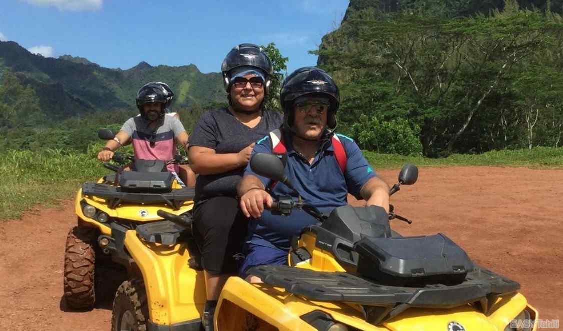 excursion en quad à Moorea durant votre voyage en Polynésie