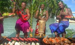 boat tour of huahine island