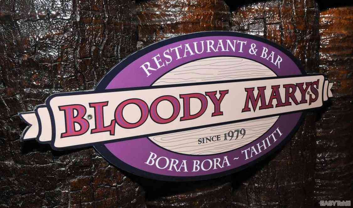 diner pour 2 au restaurant Bloddy Mary's à Bora Bora durant votre voyage en Polynésie
