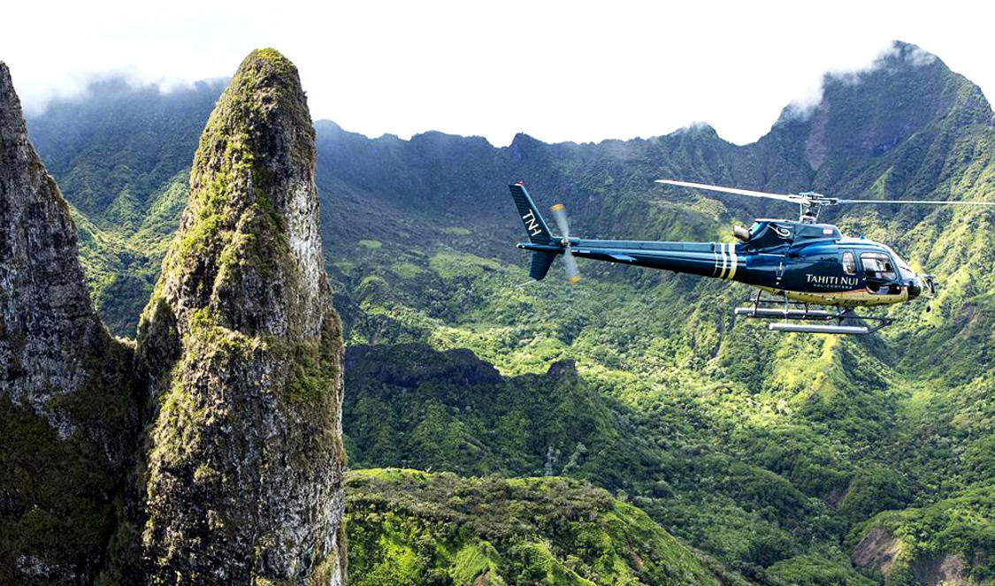tour avec tahiti hélicoptère à Tahiti en polynesie