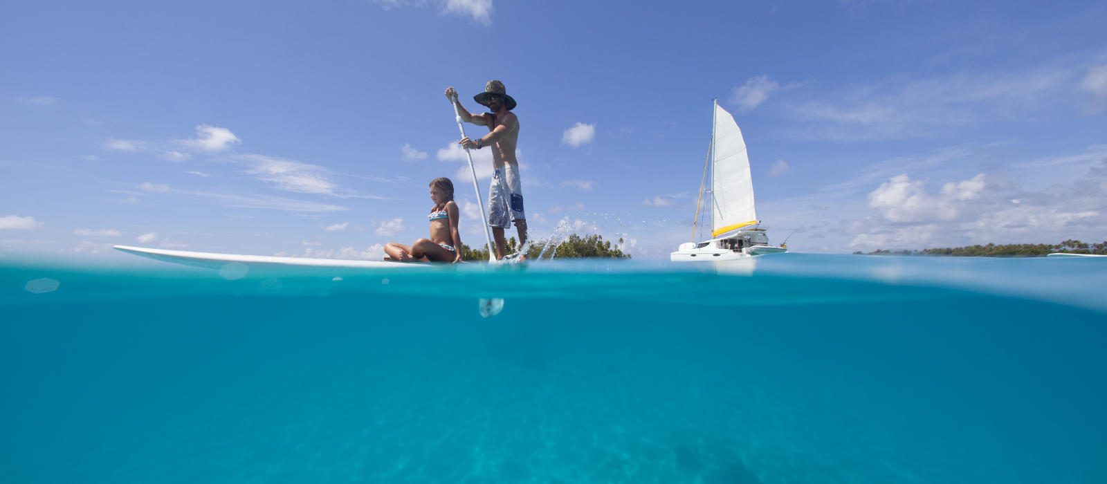 catamaran cruises are the perfect way to explore Tahiti lagoons